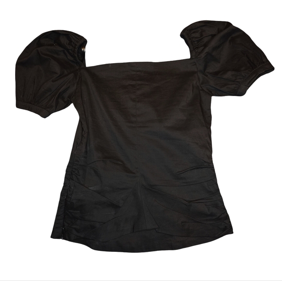 Anthropologie Pinko Noceto Stretch Blouse Size 38 - Picture 4 of 10